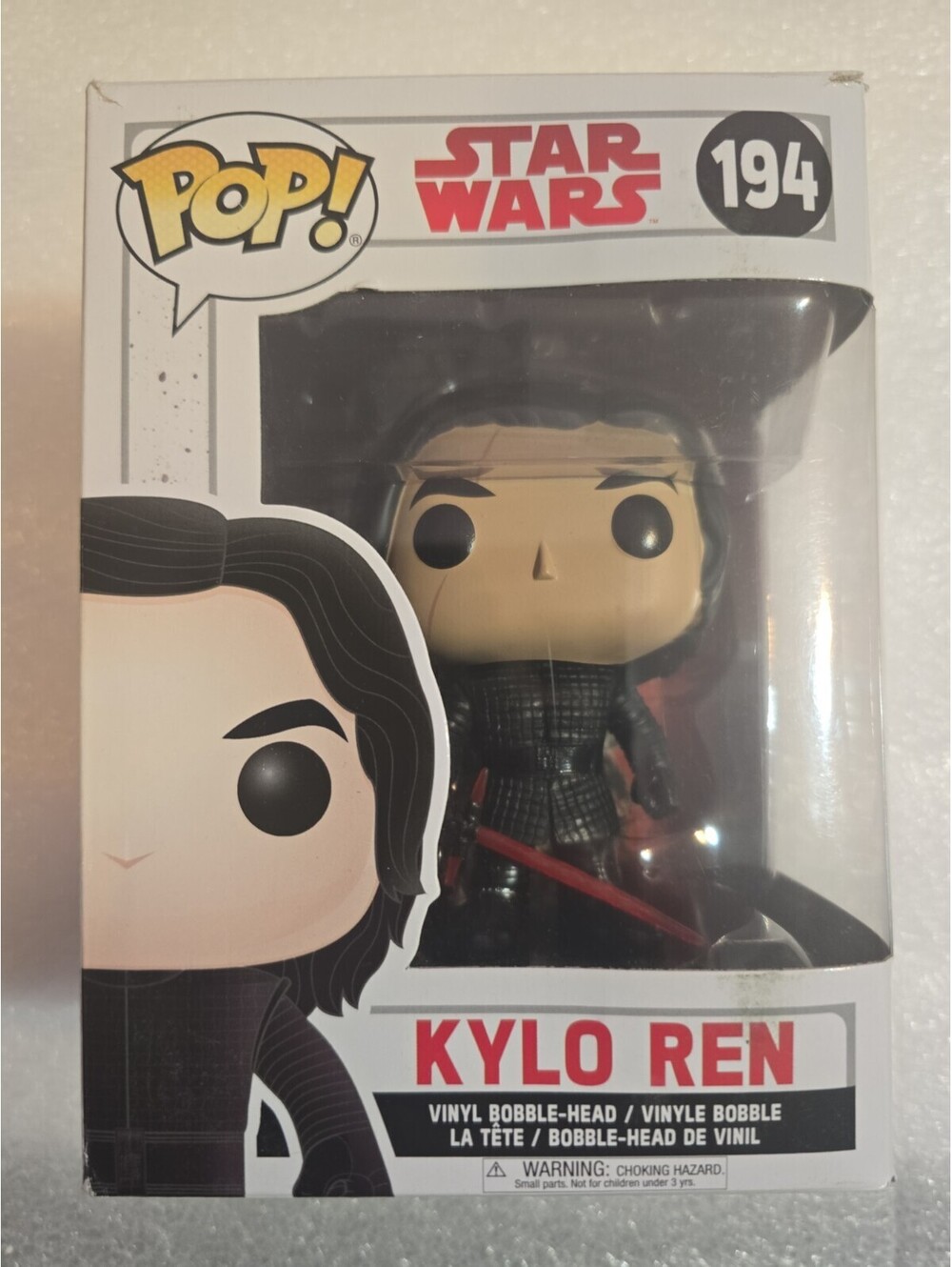 Funko Pop! Vinyl: Star Wars - Kylo Ren (Unmasked) #194 Vaulted